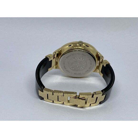 Anne Klein AK-1408BKBK Women's Black Resin Analog Dial Quartz Wrist Watch BL638 - Picture 10 of 12